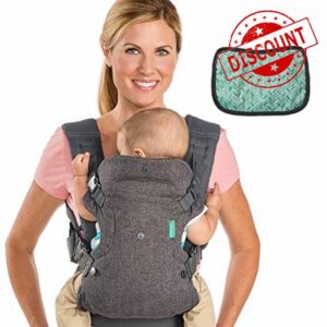 Infantino Flip Advanced 4-in-1 Carrier with Bib - Ergonomic