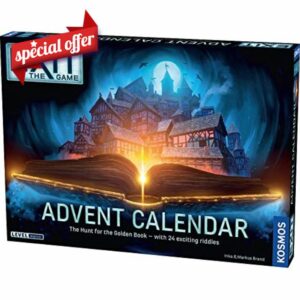 Thames & Kosmos |681951 | EXIT: Advent Calendar - The Hunt For The Golden Book |24 Riddles to Solve | 3D Rooms to Explore | Ages 10+