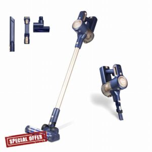 Tower T513009 VL45 Cordless 3-in-1 Vacuum Cleaner with HEPA Filter & Anti-Tangle Floor Head