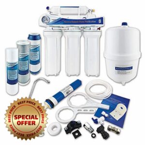 Finerfilters Reverse Osmosis Under Sink Drinking Water Filter System (50GPD) for Home Domestic