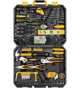 DEKO 192 Piece Socket Wrench Auto Repair Tool Combination Package Mixed Tool Set Hand Tool Kit wi...