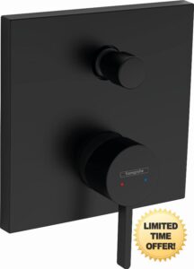 hansgrohe Finoris Single lever bath mixer for concealed installation with integrated security combination according to EN1717