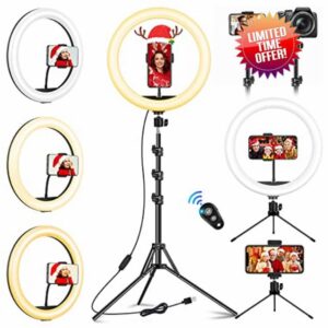 Ring Light with Tripod Stand & Phone Holder Tall