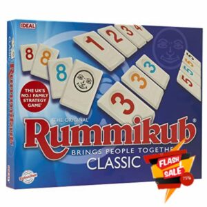 IDEAL | Rummikub Classic game: Brings people together | Family Strategy Games | For 2-4 Players | Ages 7+