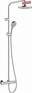 hansgrohe Vernis Blend Shower System 200 1 Spray Water-Saving with thermostat