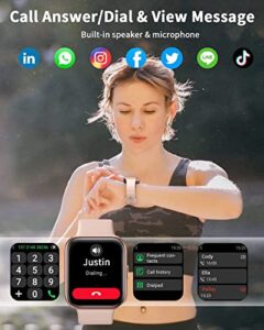 Alexa Built-in 1.7" Touch Screen Fitness Watch with SpO2 Heart Rate Sleep Monitor
