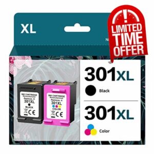 Tomokep Remanufactured 301XL Ink Cartridges Compatible for HP 301 XL Ink Cartridges Combo Pack