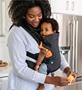 Infantino Cuddle Up Carrier - Ergonomic Fox-Themed, face-in Front Carry and Back Carry, with Remo...