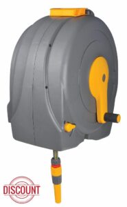 Hozelock Ltd 2496R0000 Wall Mounted Fast Reel with 40m hose
