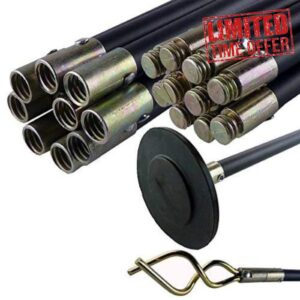 Rolson 60967 12 pc Drain Rod Se