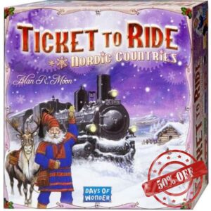 Days of Wonder | Ticket to Ride Nordic Countries Board Game | Ages 8+ | For 2 to 3 players | Average Playtime 30-60 Minutes