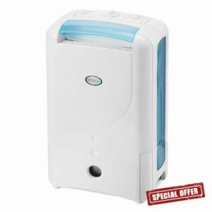 EcoAir DD1 Simple MK3 Blue Desiccant Dehumidifier| Rotary Control | 7.5 Litre/Day | Quiet 34dBA | Anti Bacteria Silver Filter | Laundry | 6Kg | Home Garage Basement Boat | 2Y Warranty