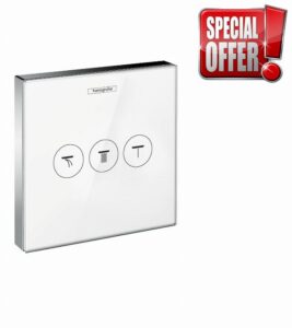 hansgrohe ShowerSelect glass valve for 3 outlets