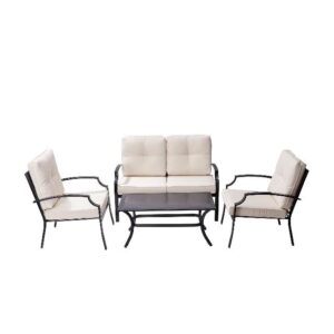 Teamson Home 4 Piece Outdoor Garden Furniture
