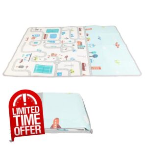 Pwshymi Baby Play Mat Baby Crawling Floor Playmat XPE Mat 180x150cm with Storage Bag for Indoor Play for Infants Toddler and Kids Home