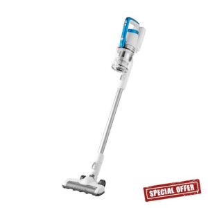 Amazon Basics 2 in 1 Cordless Vacuum Cleaner with BLDC Motor 350W 0.7L White and Blue