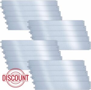 VOUNOT 20M Galvanised Steel Lawn Edging