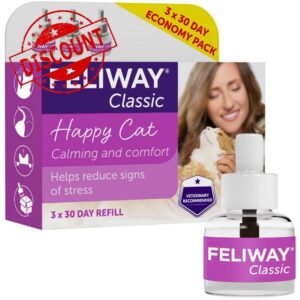 FELIWAY Classic 30 day Refill x3 Value Pack. FELIWAY Classic comforts cats