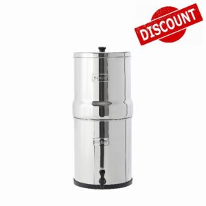 Big Berkey Gravity-Fed Water Filter with 2 Black Berkey Purification Elements