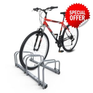 VOUNOT 3 Bike Stand Floor or Wall mounted bike rack for garage Bicycle Parking rack Cycle Storage Locking Stand