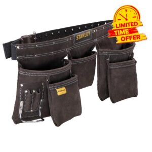 STANLEY Leather Tool Belt Pouch Apron