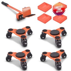 Ronlap 6-Inch Steel Tri-Dolly