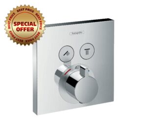 hansgrohe ShowerSelect thermostatic mixer for 2 outlets