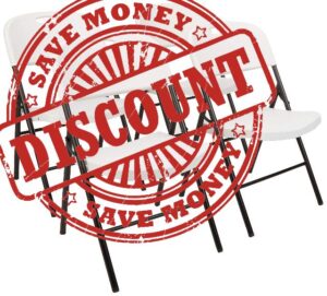 Amazon Basics Folding Plastic Chair