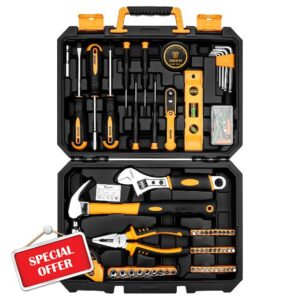 DEKO 100 Piece Tool Kit Set Home & Office