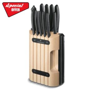 Victorinox 11-Piece "Swiss Classic" Cutlery Block Set with Nylon-Handles