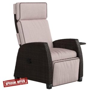 Grand patio Rattan Recliner
