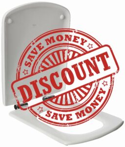 Roca Sydney WC Toilet Seat with Soft Close Hinges in White