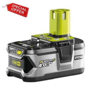 RYOBI RB18L40 18V ONE+ Lithium+ 4.0Ah Battery