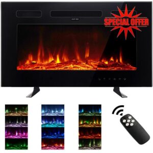 M.C.Haus Ultra-Thin Electric Fireplace Low Noise