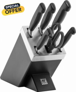 ZWILLING 1002303 Four Star Self-Sharpening Knife Block