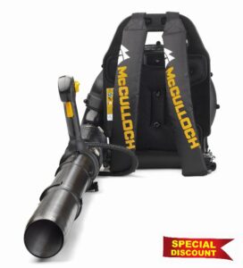 McCulloch GB 355 BP Backpack Leaf Blower: 1500 W Engine Power