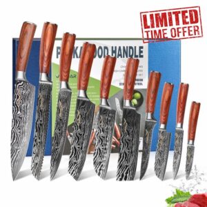 VINNAR Kitchen Knife Sets 10 Piece