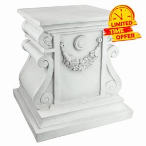 Design Toscano NG314100 Classic Statuary Garden Plinth Base Riser