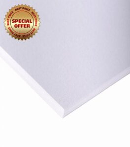 Clairefontaine - Ref 37324C - White Drawing Sketch Paper (Pack of 10 Sheets) - 75 x 105cm - 200gsm Paper