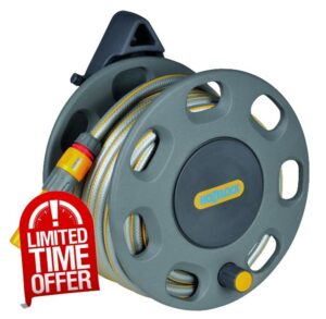 Hozelock 30m Wall Mounted Reel with 15m hose