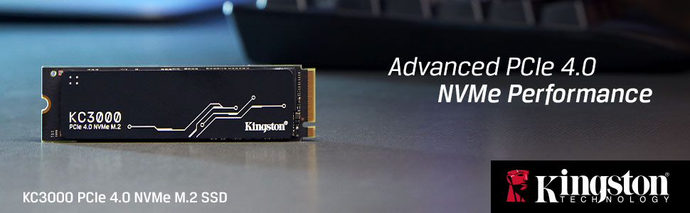 Kingston KC3000 PCIe 4.0 NVMe M.2 SSD
