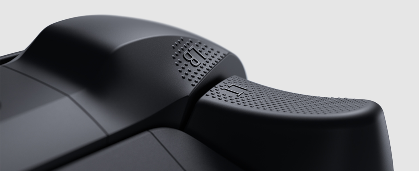 New textured grip with the Xbox Wireless Controller