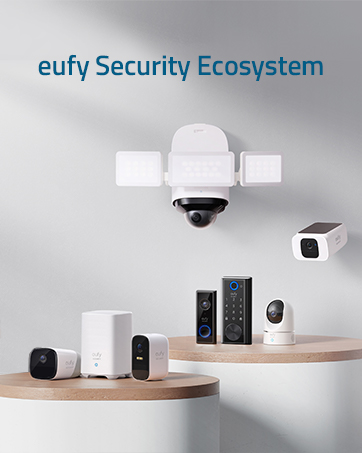 eufy Security Floodlight Camera, 1080p, No Monthly Fees, 2500 Lumens, Weatherproof, Built-in AI, ...