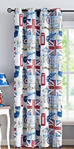 UK Flag Curtains