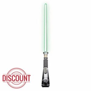 Hasbro Star Wars Wars The Black Series Luke Skywalker Force FX Elite Electronic Lightsaber with Advanced LED and Sound Effects