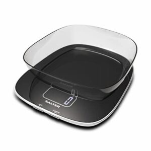 Salter 1120 BKDR Contour Electronic Kitchen Bowl Scale