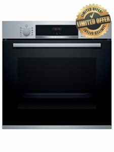 Bosch HBS534BS0B Serie 4 Built-in Oven with Cleaning Assistance