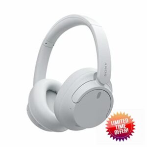 Sony WH-CH720N Noise Cancelling Wireless Bluetooth Headphones - Up to 35 hours battery life and Quick Charge - White