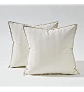 Topfinel Grey Velvet Cushion Covers 40cm x 40cm Spring Sofa Bed Colorful Cushions Soft Dark Grey ...