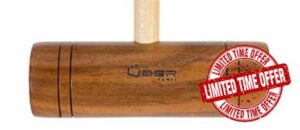 Uber Games Garden Croquet Mallet 38 Inch Handle With A Hardwood Head. Adult Croquet Malle